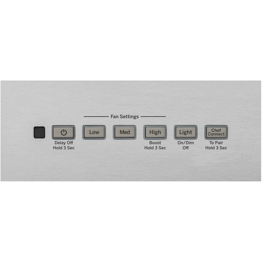  GE 30-inch Wall Mount Range Hood with Chef Connect UVW8301SLSS IMAGE 2