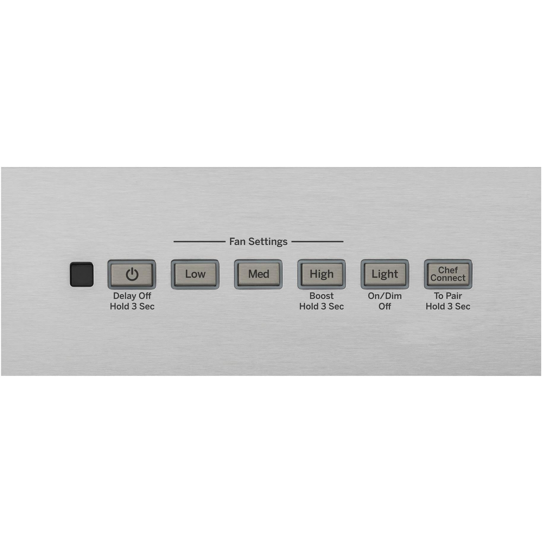  GE 30-inch Wall Mount Range Hood with Chef Connect UVW8301SLSS IMAGE 2