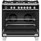  Fisher & Paykel 36-inch Freestanding Dual-Fuel Range with Aero Pastry™ OR36SCG6B1 IMAGE 2