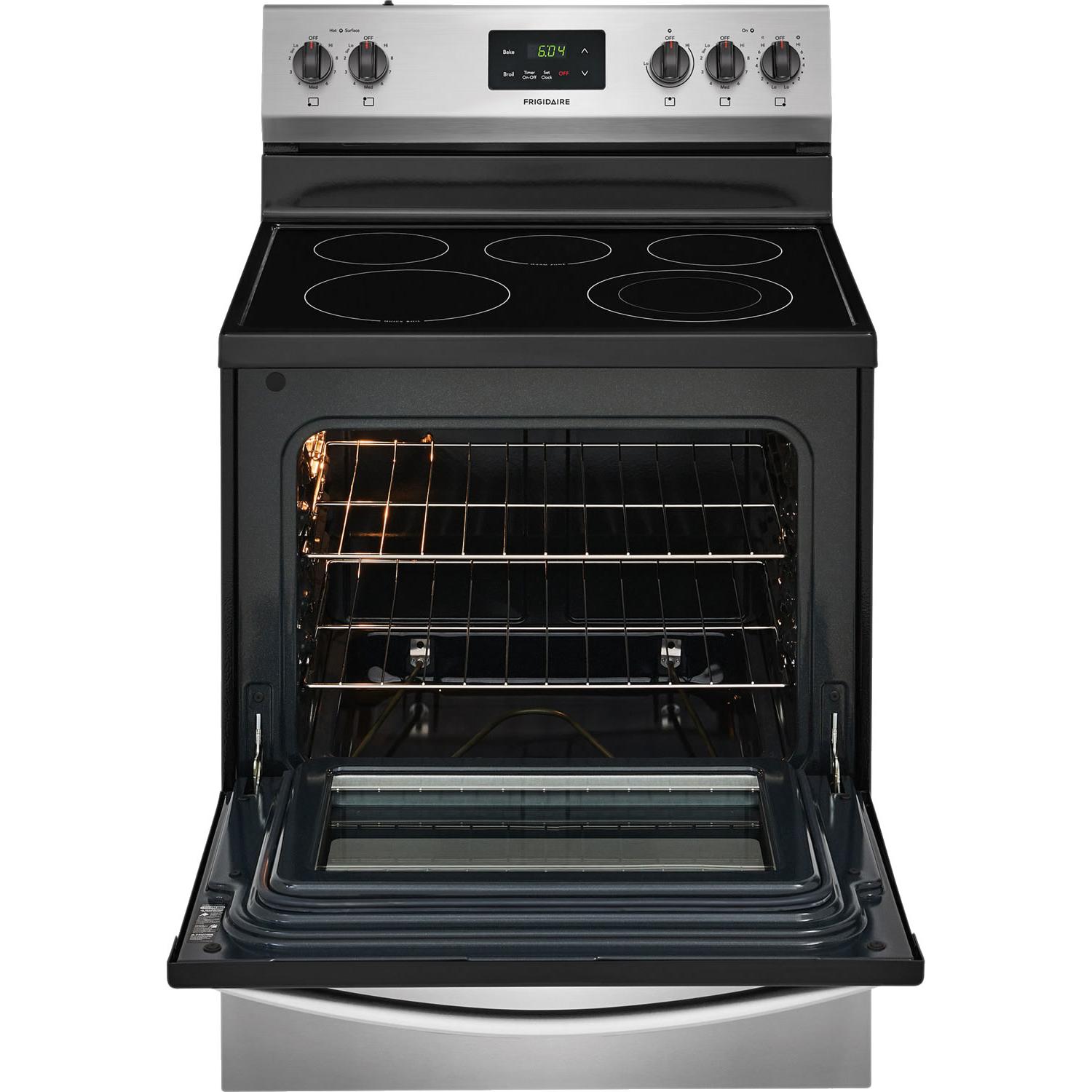  Frigidaire 30-inch Freestanding Electric Range with SpaceWise® Elements CFEF3052TS IMAGE 3