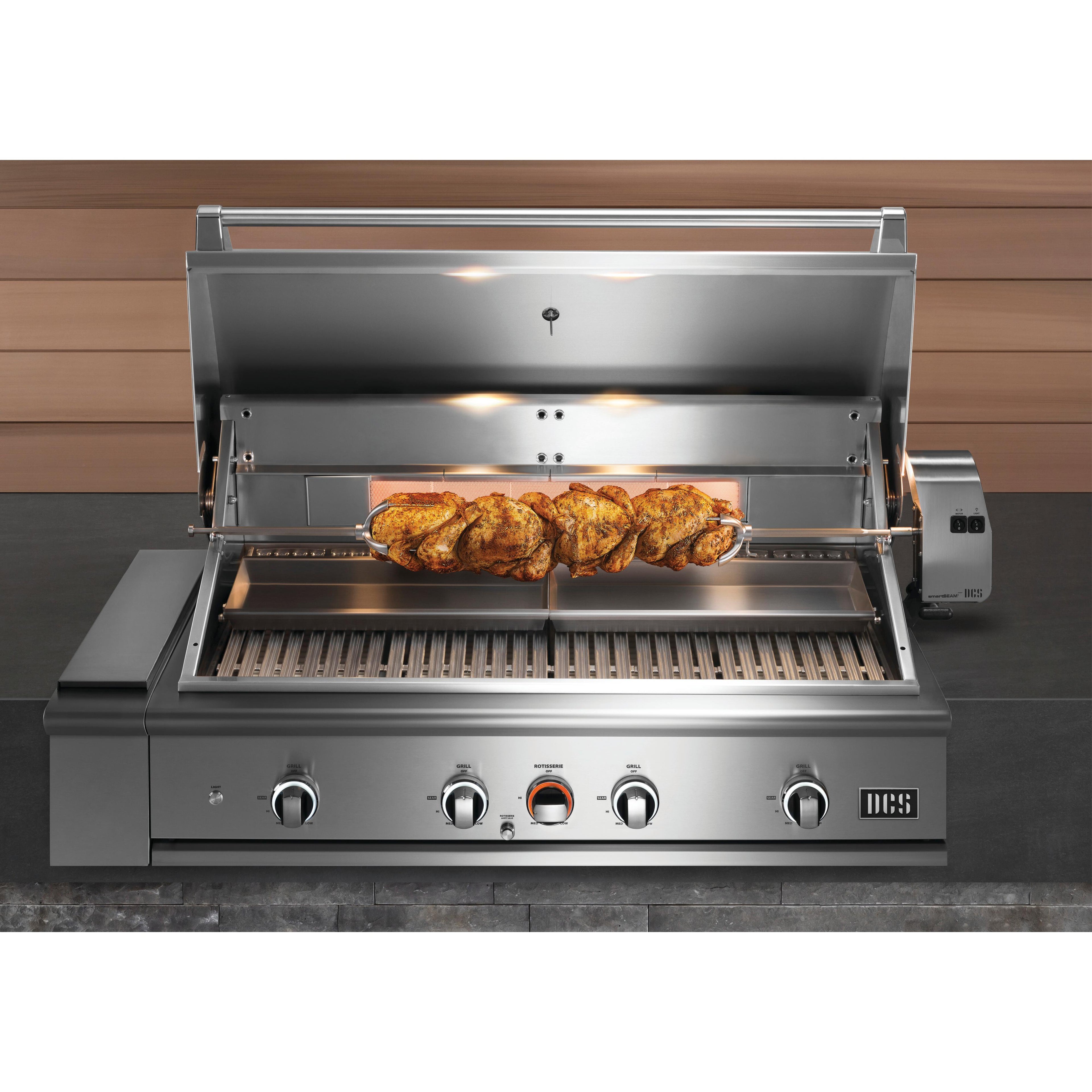  DCS Series 9 48in Built-in Hybrid Grill with Rotisserie BE1-48RC-L IMAGE 6