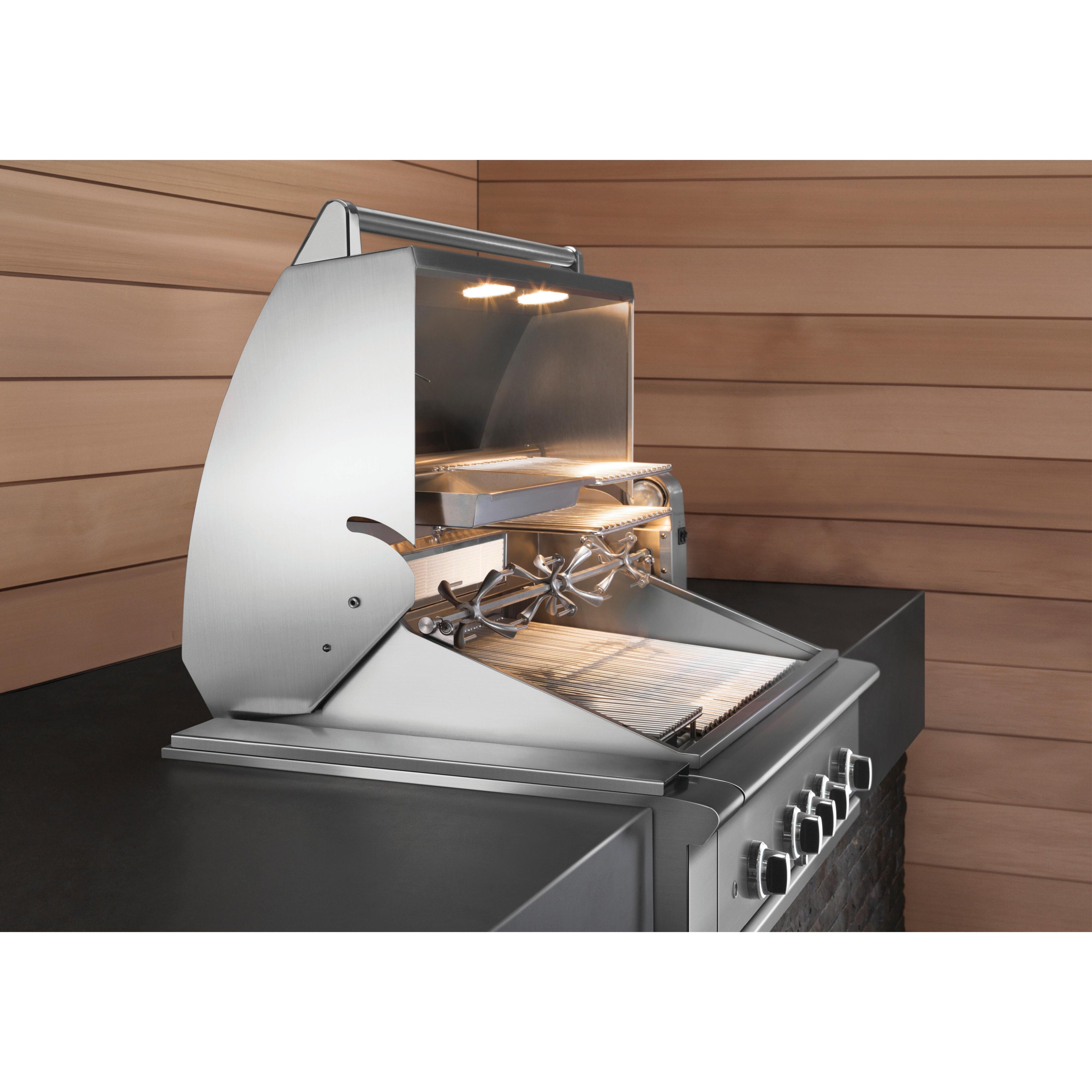  DCS Series 9 48in Built-in Hybrid Grill with Rotisserie BE1-48RC-L IMAGE 7