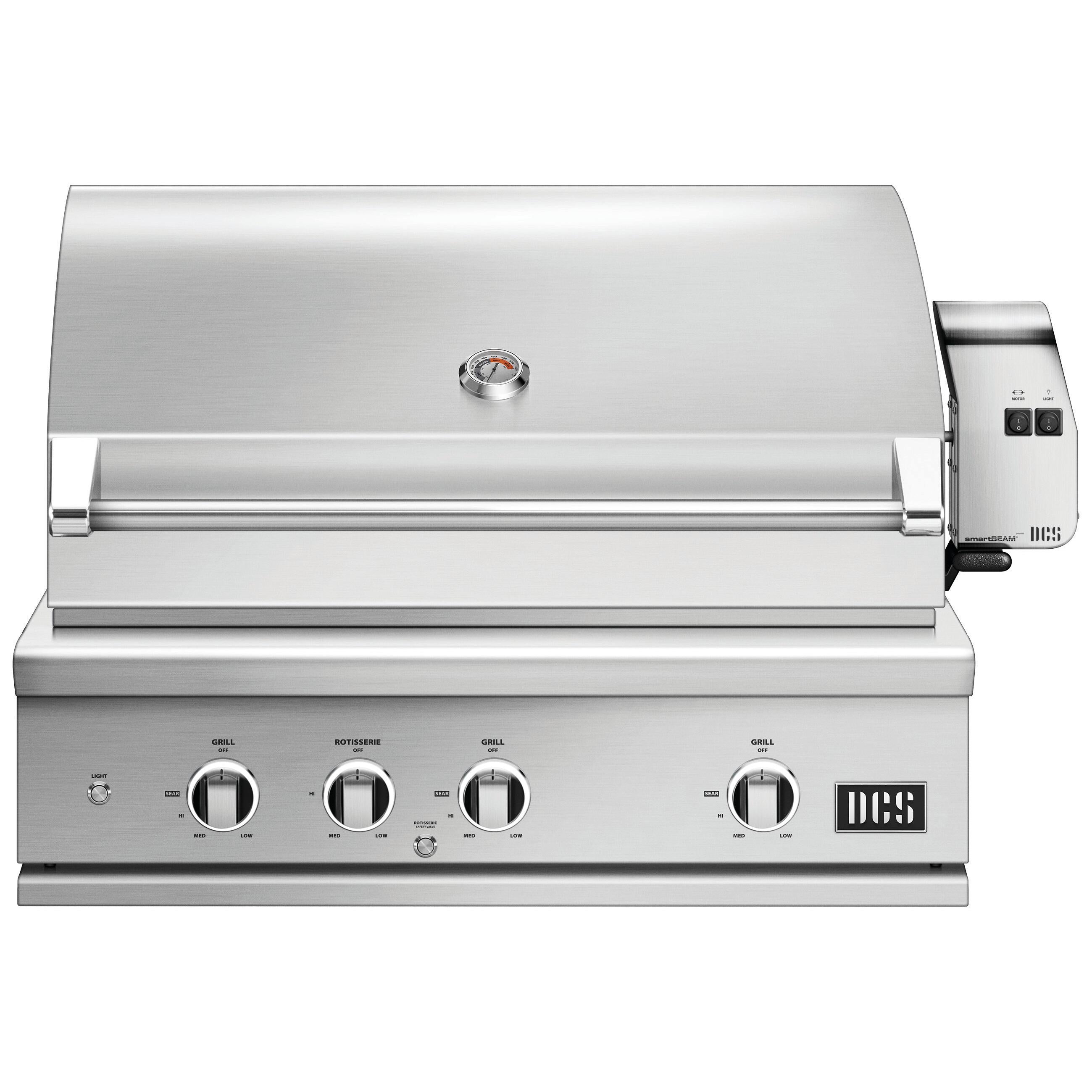  DCS Series 9 36in Built-in Hybrid Grill with Rotisserie BE1-36RC-N IMAGE 1