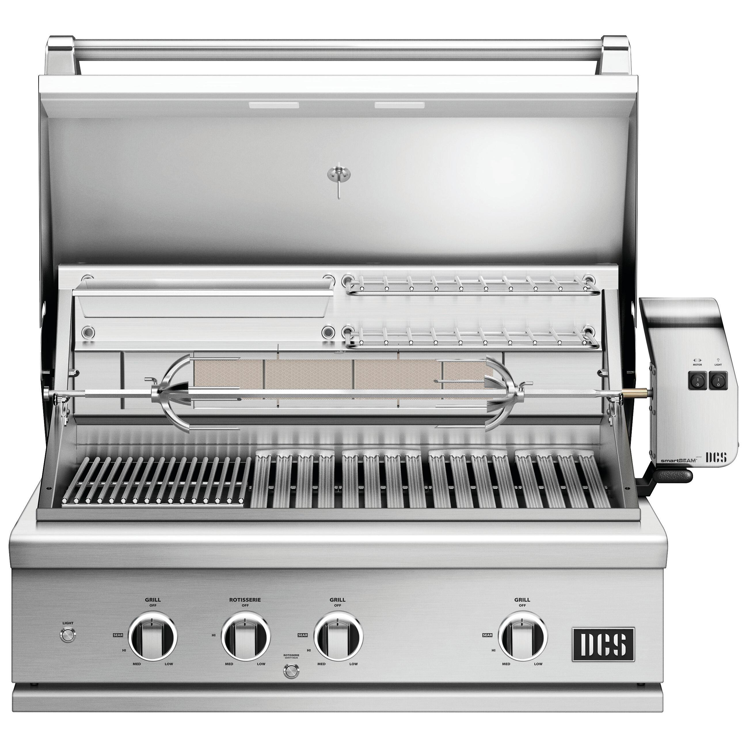  DCS Series 9 36in Built-in Hybrid Grill with Rotisserie BE1-36RC-L IMAGE 2