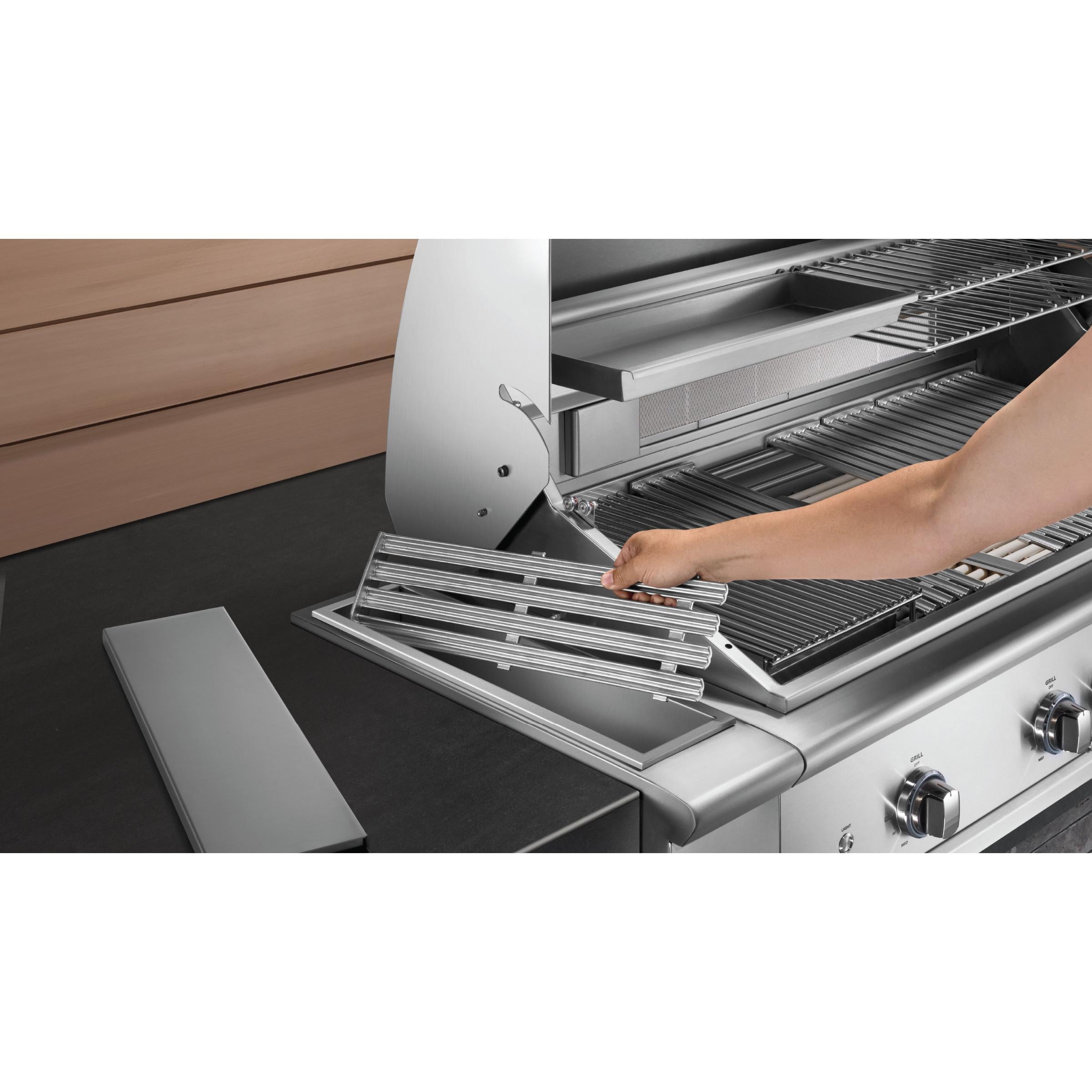  DCS Series 9 36in Built-in Hybrid Grill with Rotisserie BE1-36RC-L IMAGE 4