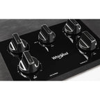  Whirlpool 36-inch Built-In Electric Cooktop WCE77US6HB IMAGE 3