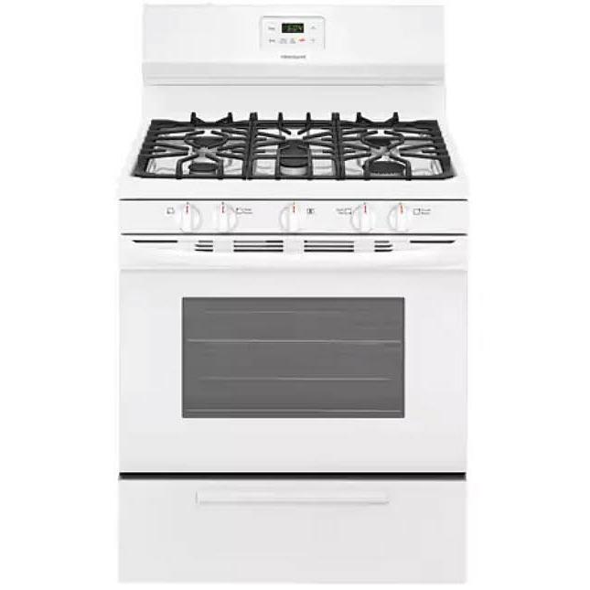  Frigidaire 30-inch Freestanding Gas Range with Ready-Select® Controls FFGF3052TW IMAGE 1