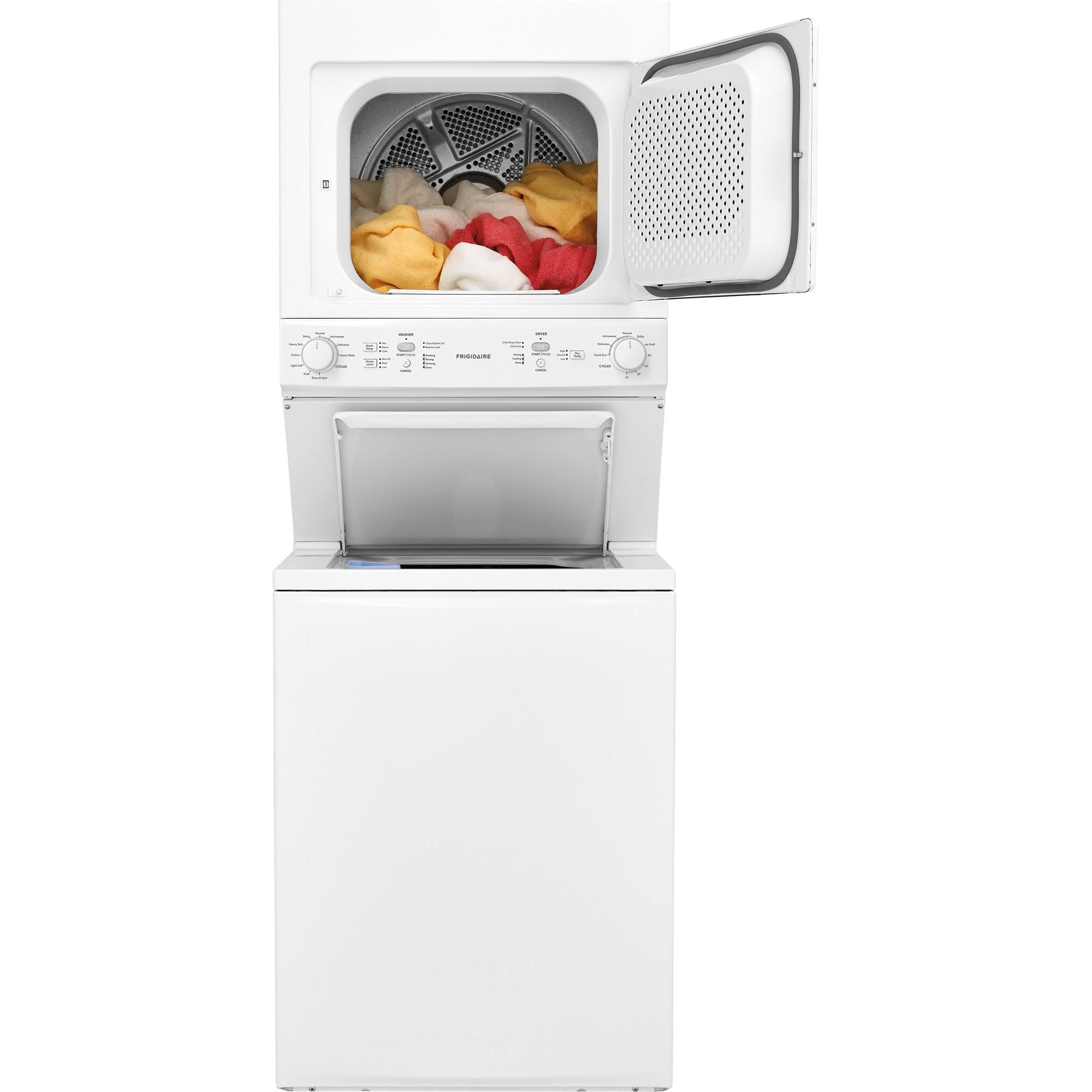  Frigidaire Stacked Washer/Dryer Electric Laundry Center FFLE3900UW IMAGE 8