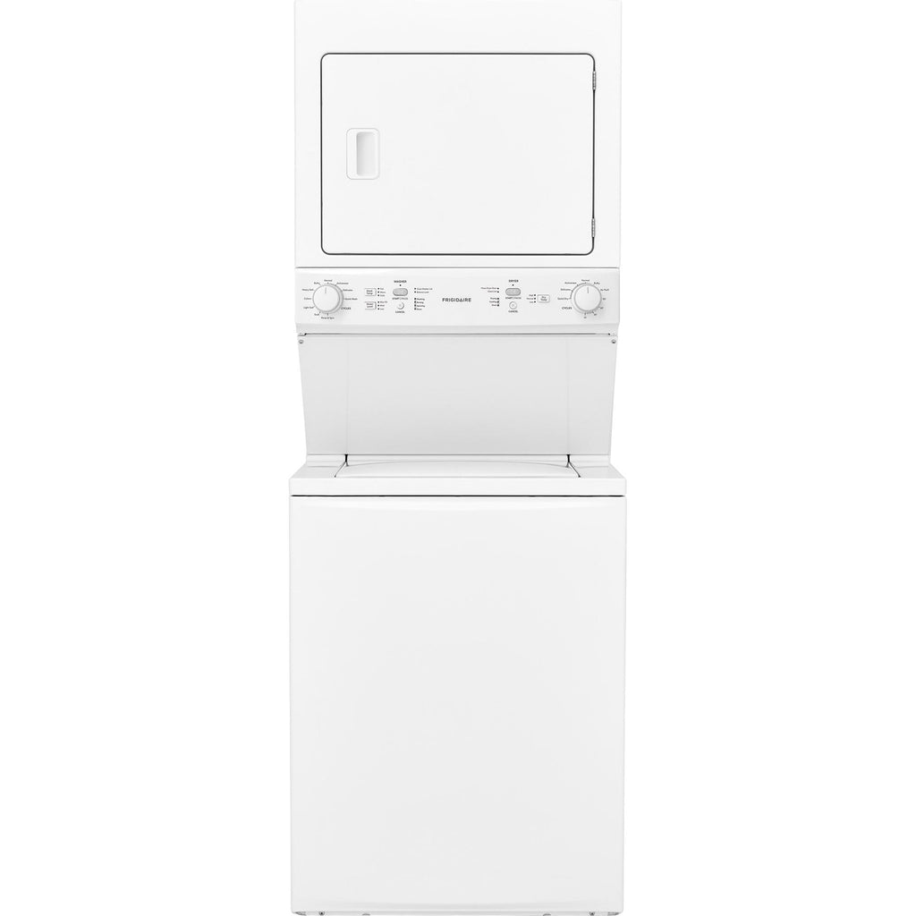  Frigidaire Stacked Washer/Dryer Gas Laundry Center FFLG3900UW IMAGE 1