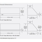  Wolf 60-inch Wall Mount Hood Shell PW602418 IMAGE 2