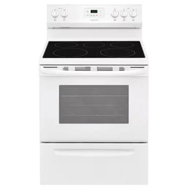  Frigidaire 30-inch Freestanding Electric Range with SpaceWise® Elements CFEF3052TW IMAGE 1