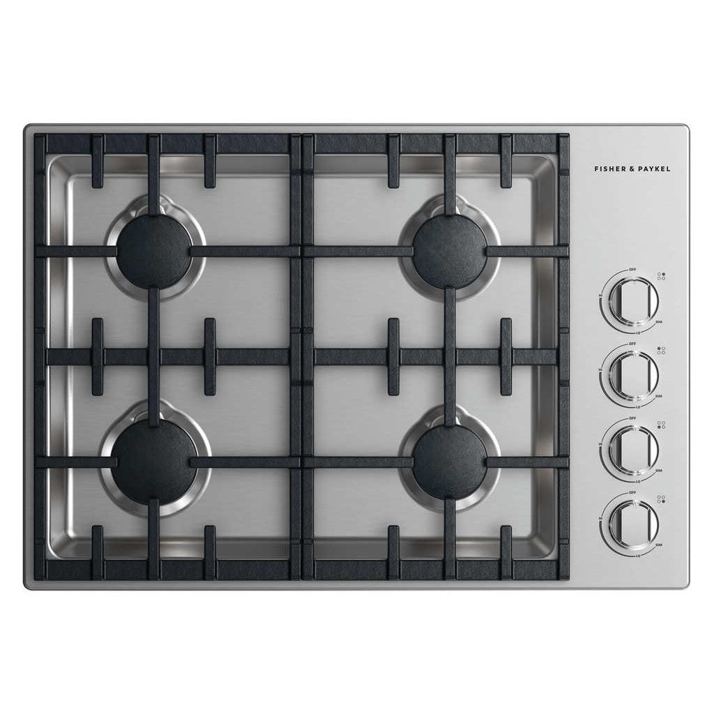  Fisher & Paykel 30-inch Built-in Gas Cooktop CDV2-304L N IMAGE 1