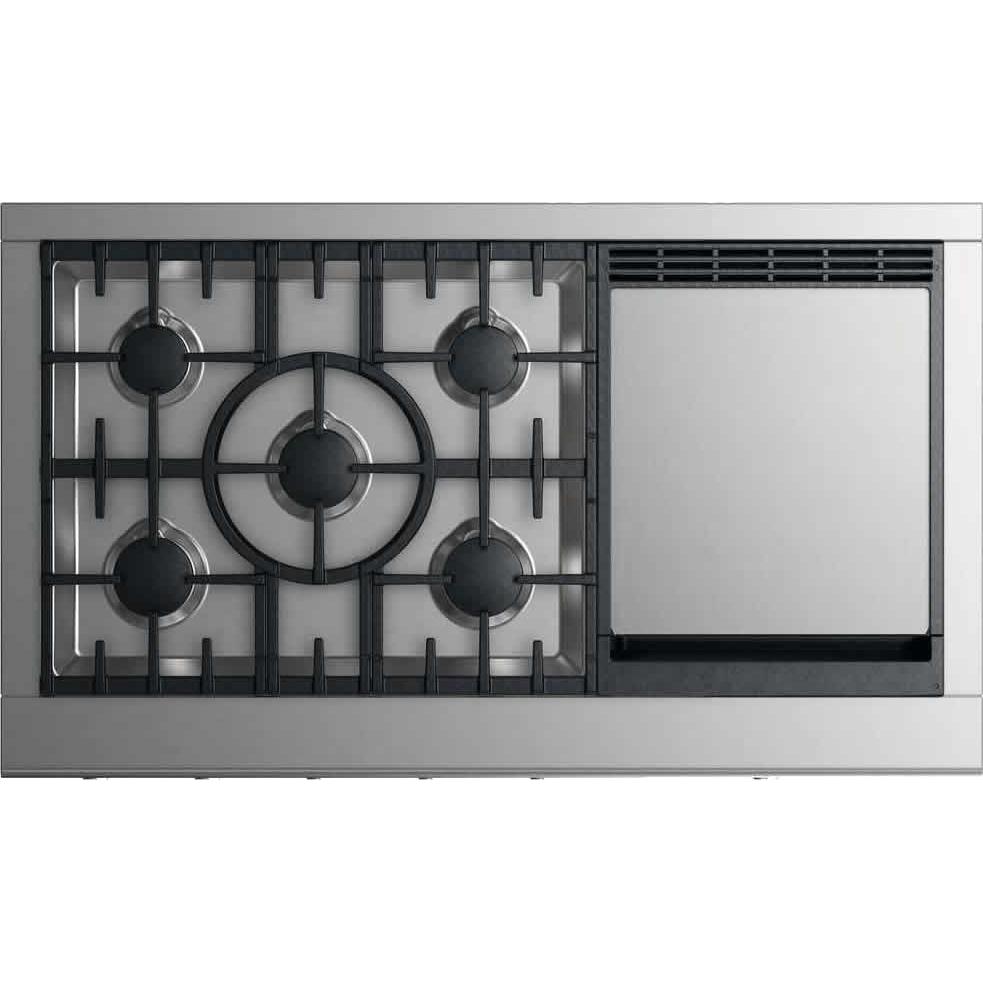  Fisher & Paykel 48-inch Gas Rangetop with Griddle CPV2-485GDN N IMAGE 1