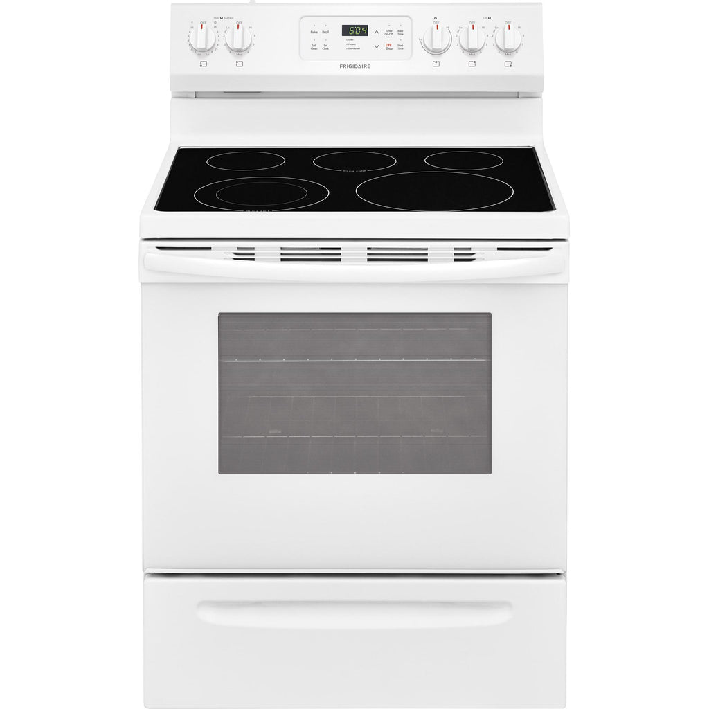  Frigidaire 30-inch Freestanding Electric Range with SpaceWise® Expandable Elements CFEF3054TW IMAGE 1