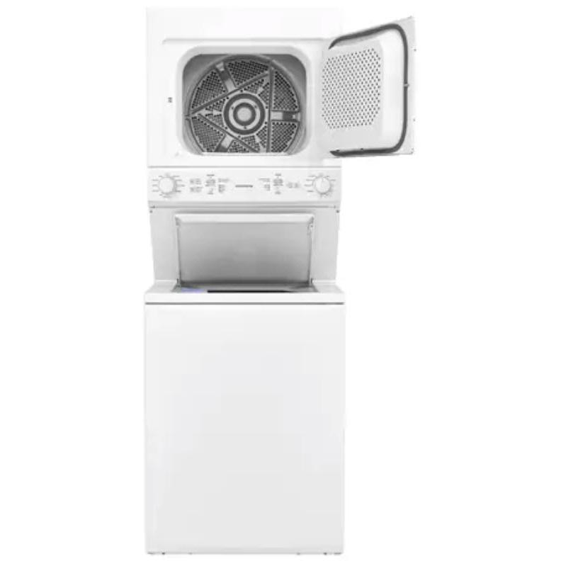  Frigidaire Stacked Washer/Dryer Electric Laundry Center CFLE3900UW IMAGE 2