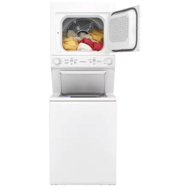  Frigidaire Stacked Washer/Dryer Electric Laundry Center CFLE3900UW IMAGE 3