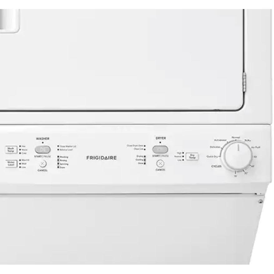 Frigidaire Stacked Washer/Dryer Electric Laundry Center CFLE3900UW IMAGE 6