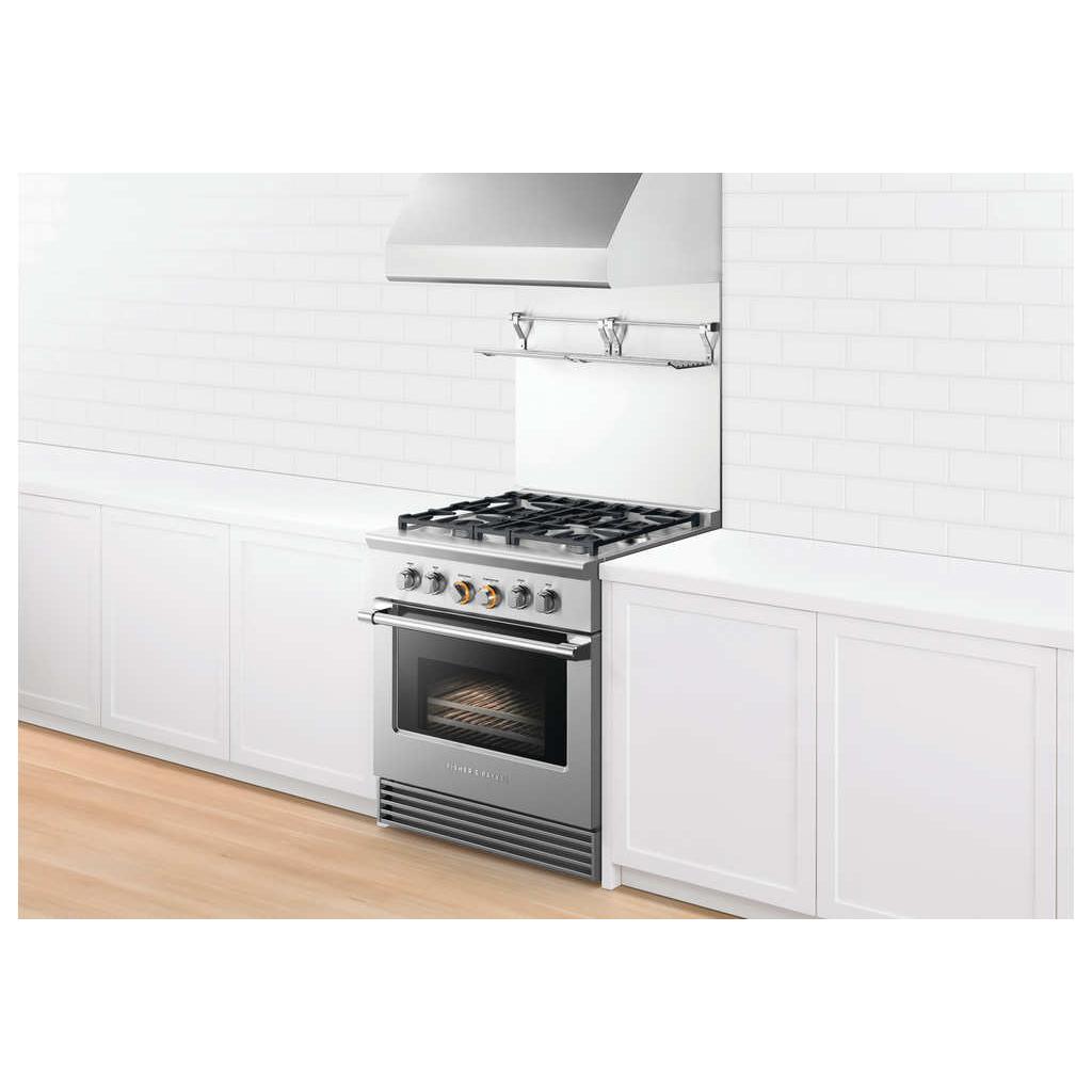  Fisher & Paykel 30-inch Freestanding Dual-Fuel Range with 4 Burners RDV2-304N N IMAGE 3