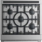  Fisher & Paykel 30-inch Freestanding Dual-Fuel Range with 5 Burners RDV2-305N N IMAGE 2