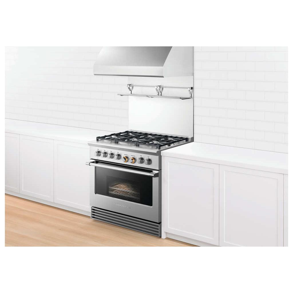 Fisher & Paykel 36-inch Freestanding Dual-Fuel Range with 6 Burners RDV2-366N N IMAGE 3