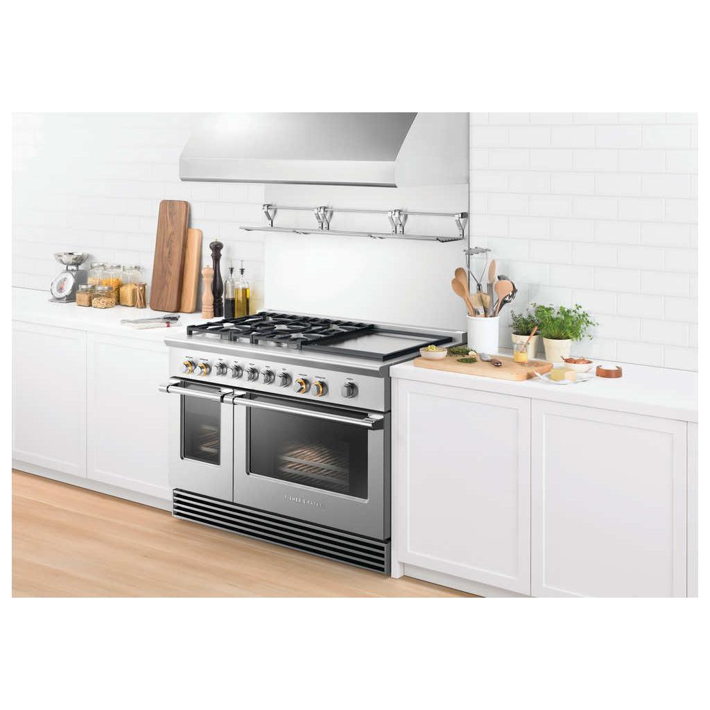  Fisher & Paykel 48-inch Freestanding Dual-Fuel Range with 5 Burners and Griddle RDV2-485GD-L N IMAGE 7