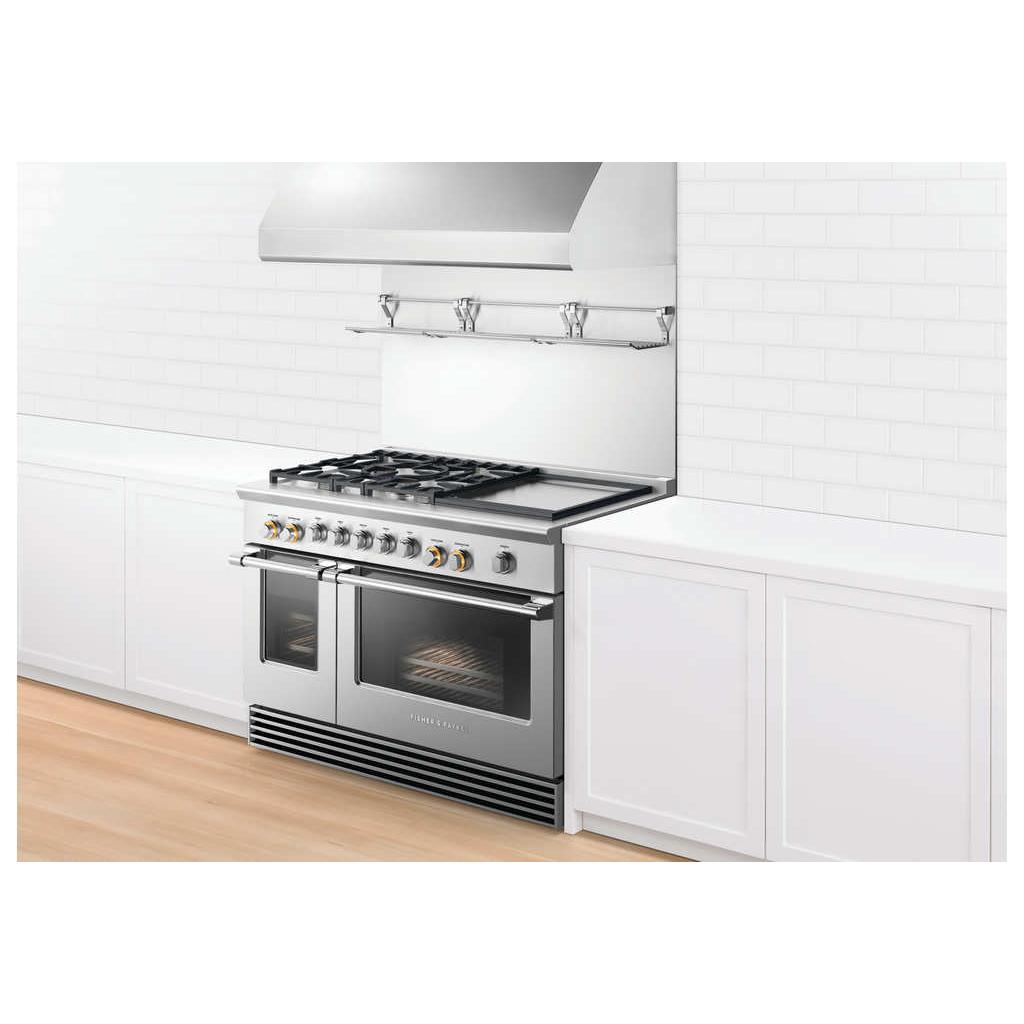  Fisher & Paykel 48-inch Freestanding Dual-Fuel Range with 5 Burners and Griddle RDV2-485GD-N N IMAGE 6