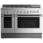  Fisher & Paykel 48-inch Freestanding Dual-Fuel Range with 6 Burners and Griddle RDV2-486GD-L N IMAGE 1