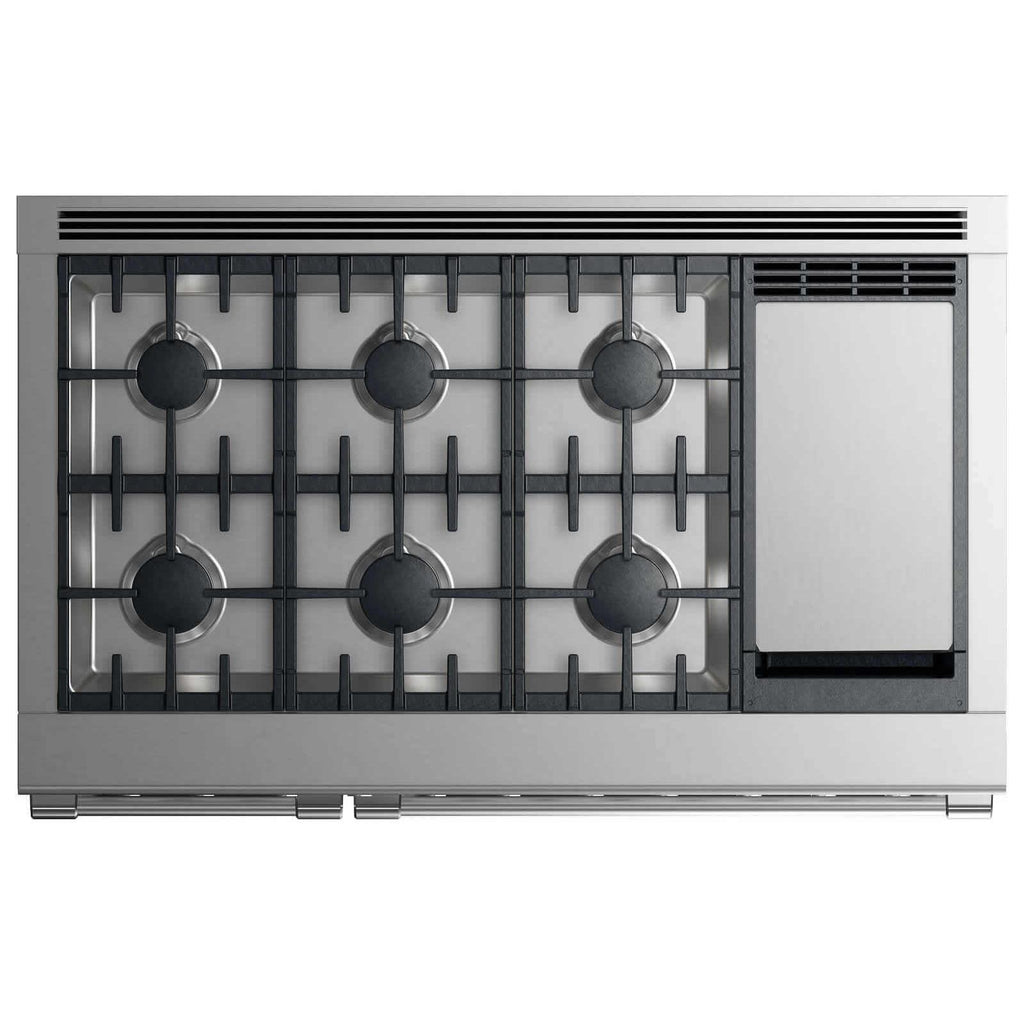  Fisher & Paykel 48-inch Freestanding Dual-Fuel Range with 6 Burners and Griddle RDV2-486GD-N N IMAGE 2