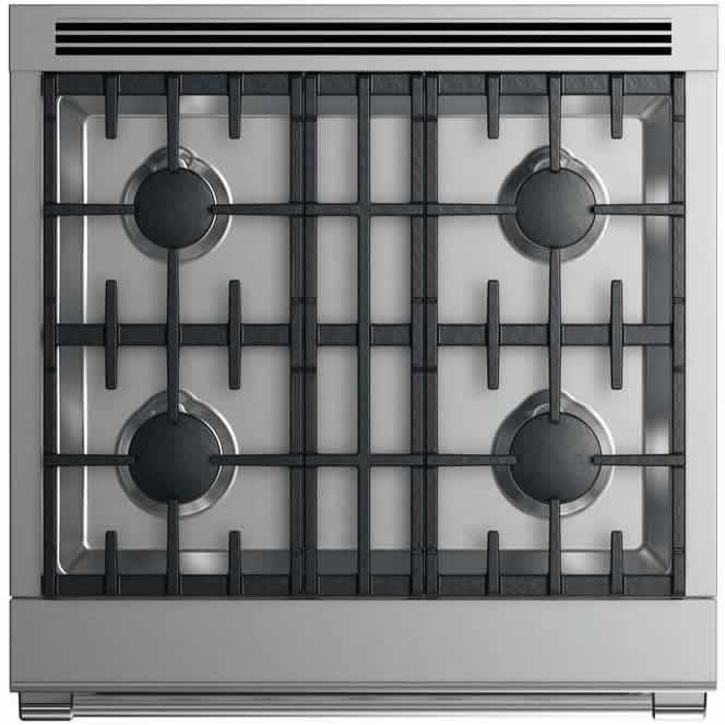  Fisher & Paykel 30-inch Freestanding Gas Range with 4 Burners RGV2-304L N IMAGE 2