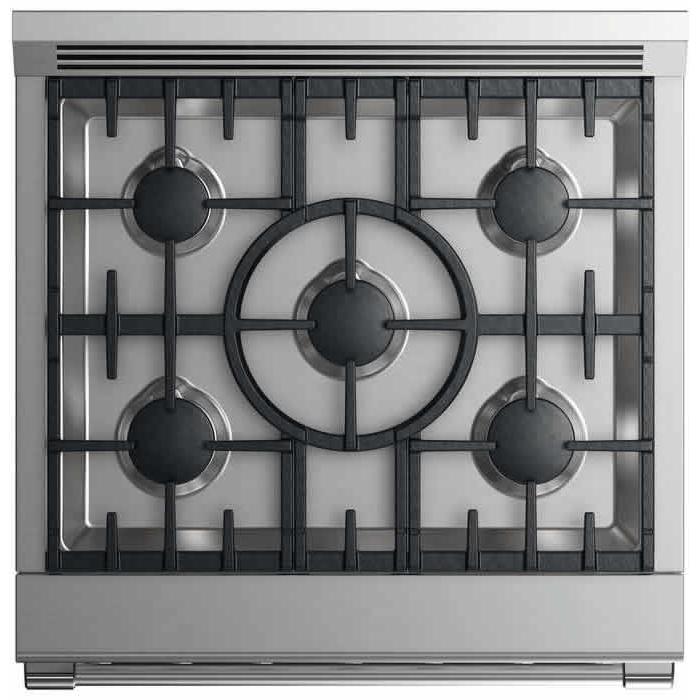 Fisher & Paykel 30-inch Freestanding Gas Range with 5 Burners RGV2-305N N IMAGE 2