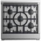  Fisher & Paykel 30-inch Freestanding Gas Range with 5 Burners RGV2-305N N IMAGE 2