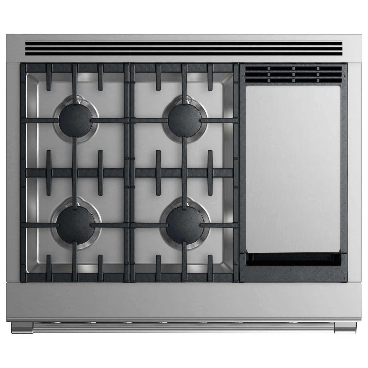  Fisher & Paykel 36-inch Freestanding Gas Range with 4 Burners and Griddle RGV2-364GDN N IMAGE 2