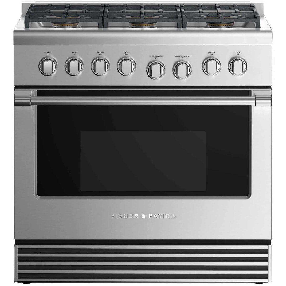  Fisher & Paykel 36-inch Freestanding Gas Range with 6 Burners RGV2-366-L N IMAGE 1