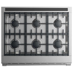  Fisher & Paykel 36-inch Freestanding Gas Range with 6 Burners RGV2-366-L N IMAGE 2