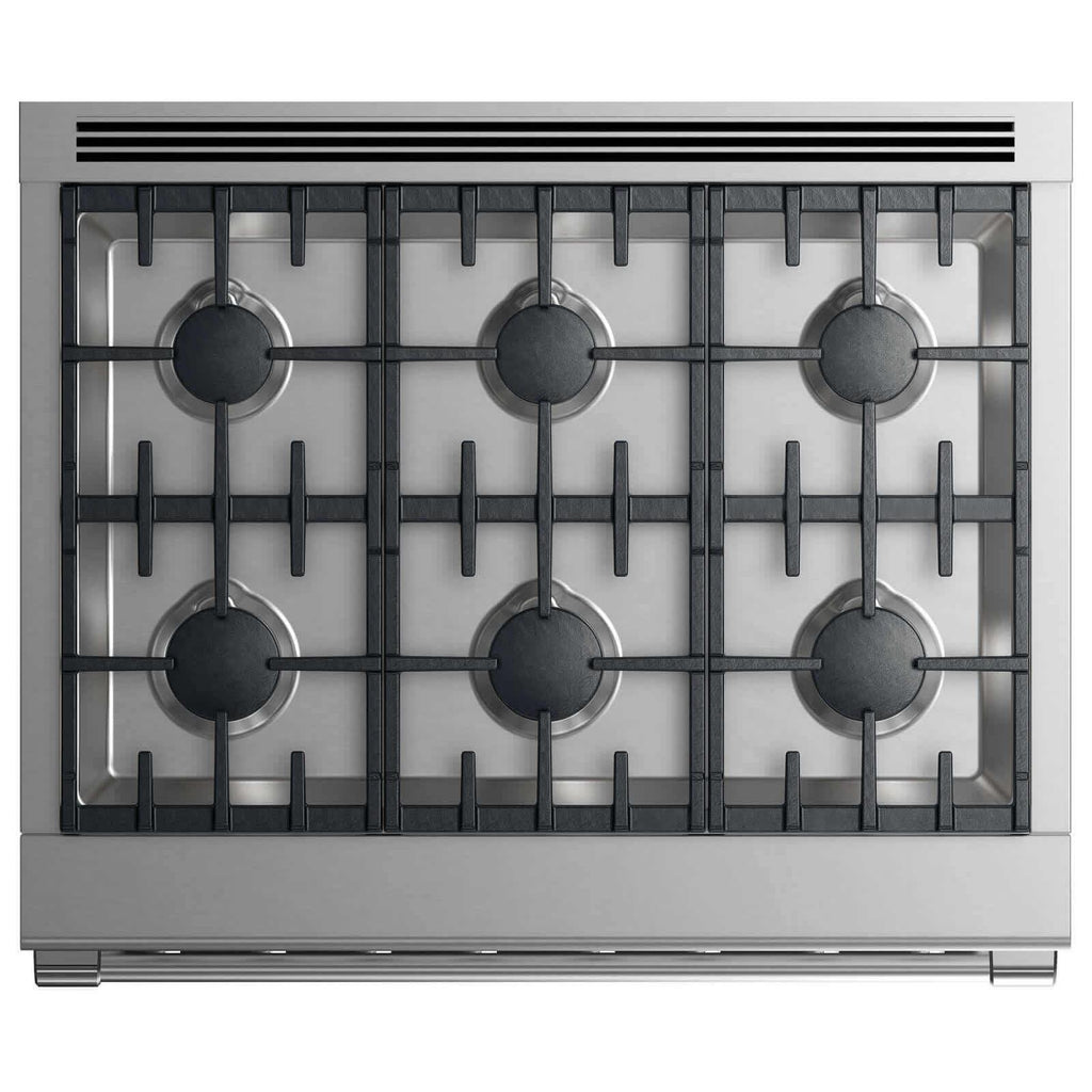  Fisher & Paykel 36-inch Freestanding Gas Range with 6 Burners RGV2-366-N N IMAGE 2