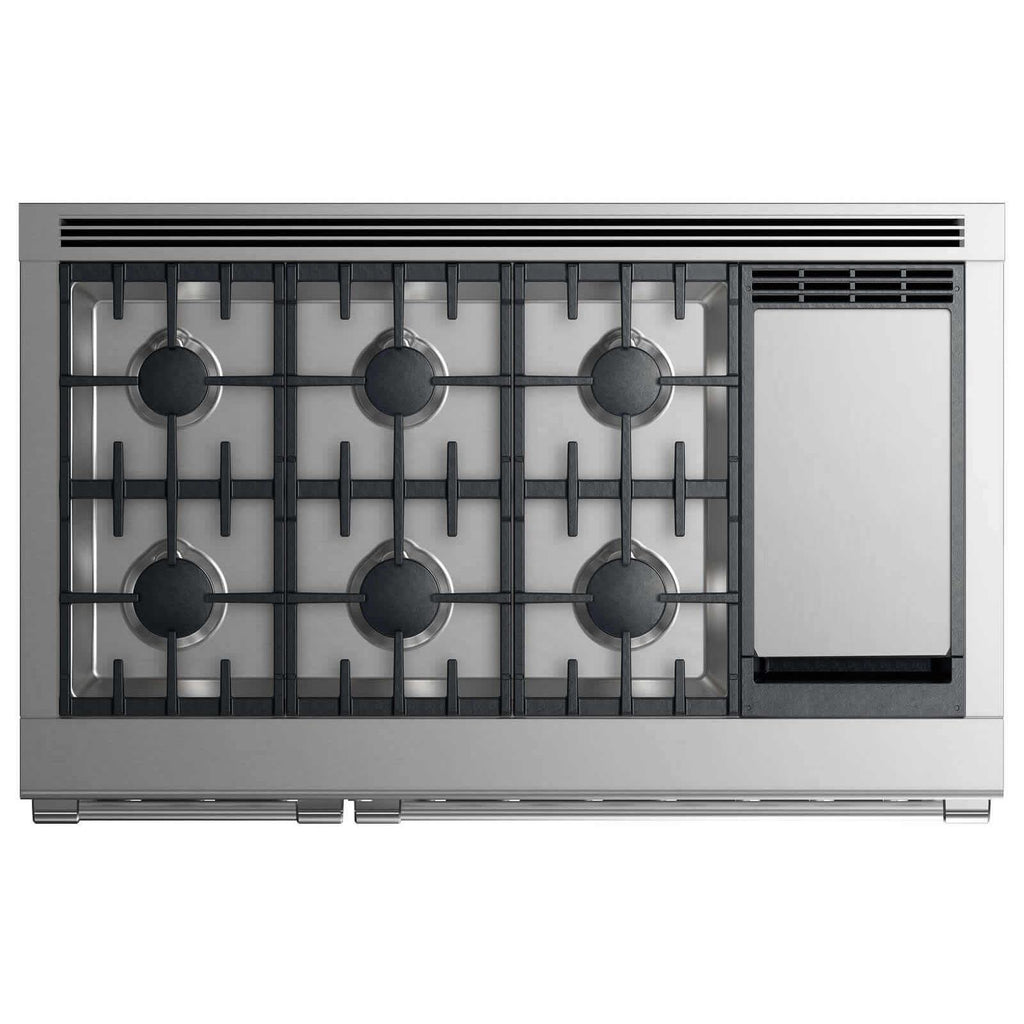  Fisher & Paykel 48-inch Freestanding Gas Range with 6 Burners and Griddle RGV2-486GD-N N IMAGE 2