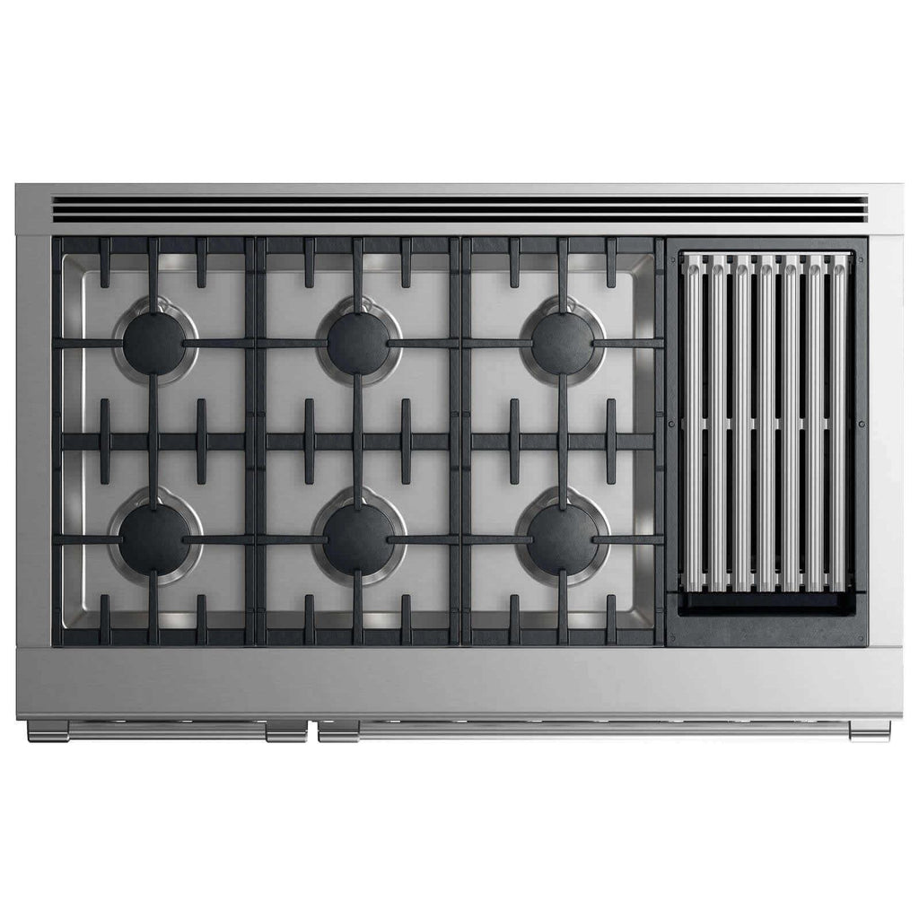  Fisher & Paykel 48-inch Freestanding Gas Range with 6 Burners and Grill RGV2-486GL-N N IMAGE 2