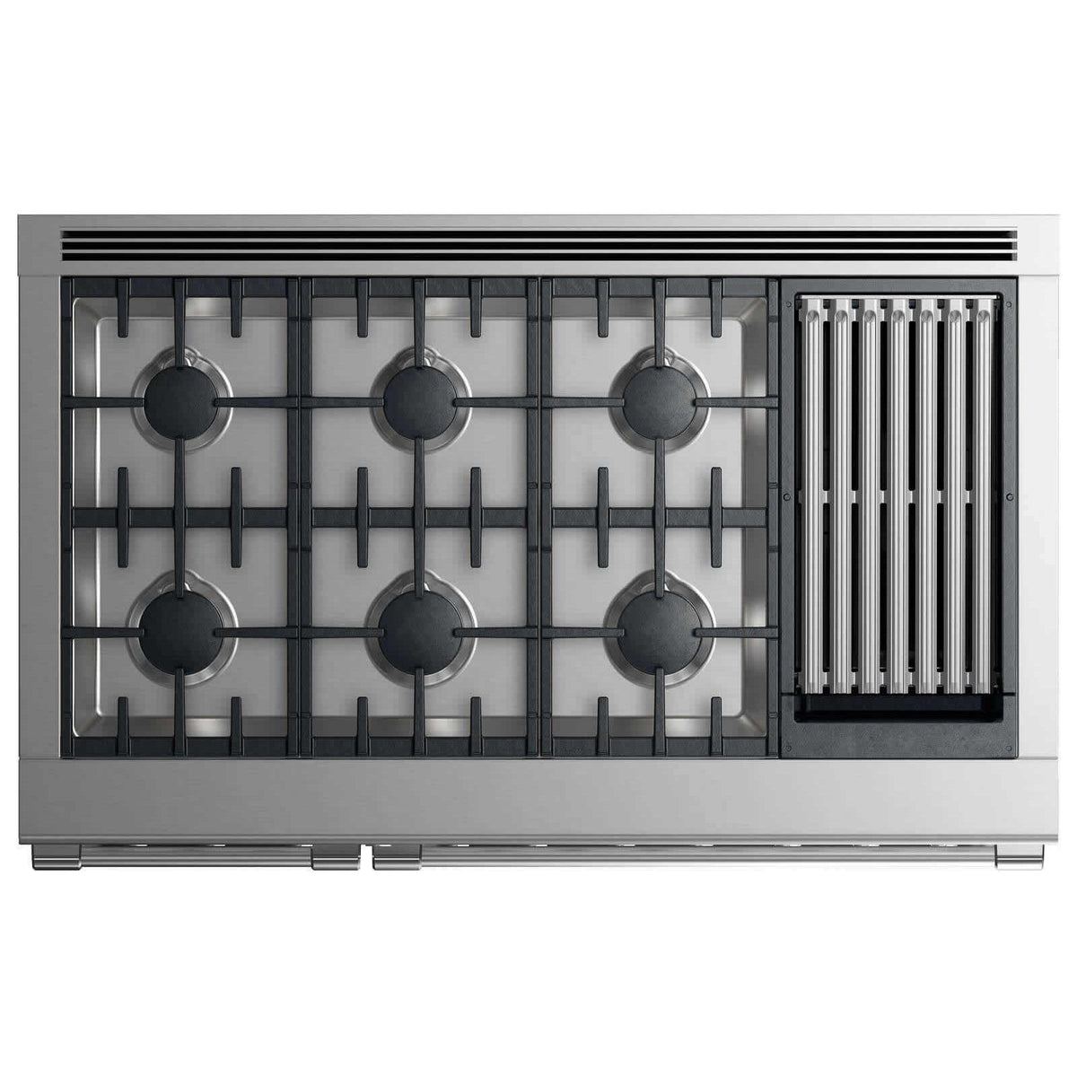  Fisher & Paykel 48-inch Freestanding Gas Range with 6 Burners and Grill RGV2-486GL-N N IMAGE 2