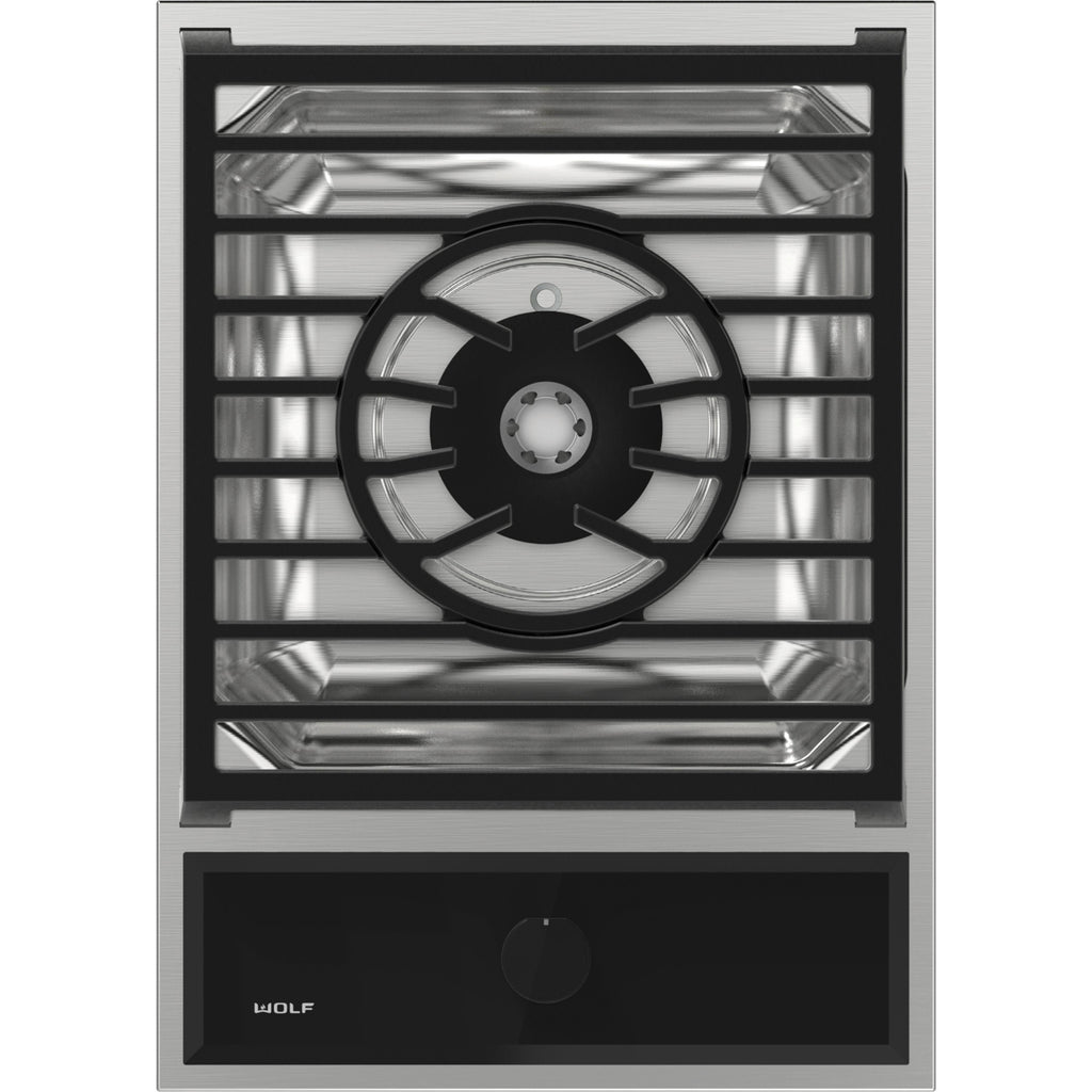  Wolf 15-inch Built-in Gas Cooktop MM15TF/S IMAGE 1