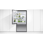  Fisher & Paykel 31-inch, 17.1 cu. ft. Counter-Depth Bottom Freezer Refrigerator with ActiveSmart™ RF170WDLX5SP IMAGE 3