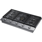  Samsung 36-inch Built-in Gas Cooktop with Wi-Fi and Bluetooth Connected NA36N7755TS/AA IMAGE 3