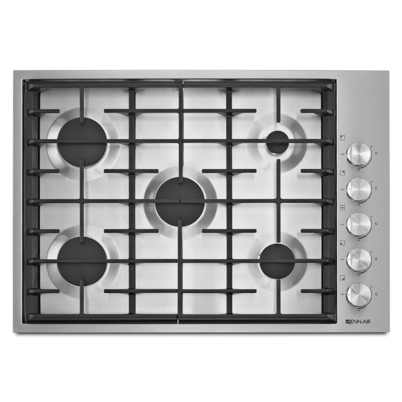  JennAir 30-inch Built-in Gas Cooktop JGC7530BS IMAGE 1