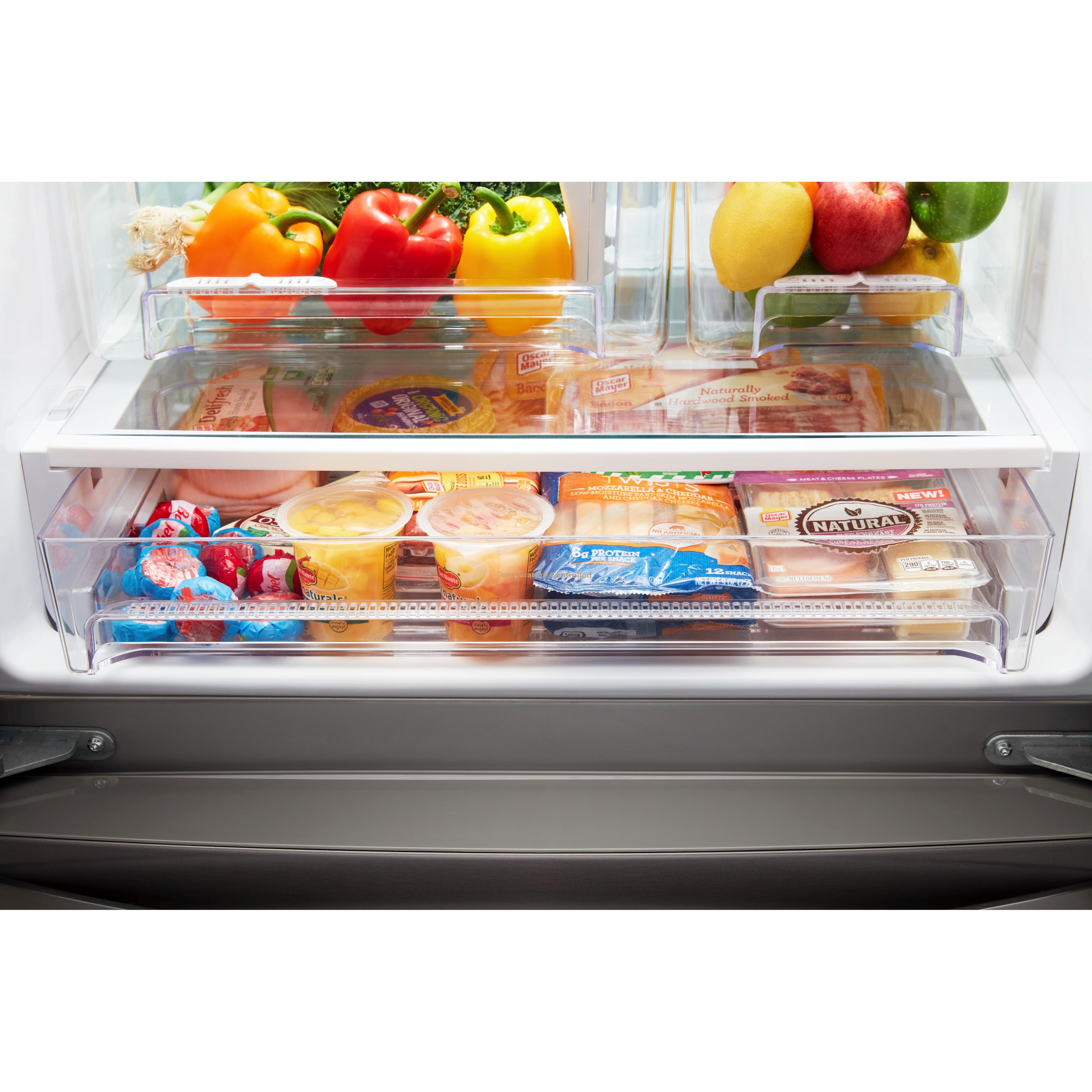  Whirlpool 30-inch, 19.7 cu.ft. Freestanding French 3-Door Refrigerator with Exterior Water Dispenser with EveryDrop® Filtration WRF560SEHV IMAGE 6