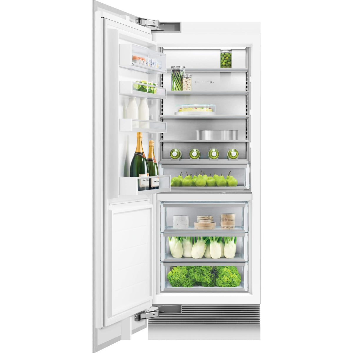  Fisher & Paykel 30-inch, 16.3 cu.ft. Built-in All Refrigerator with ActiveSmart™ RS3084SLK1 IMAGE 4