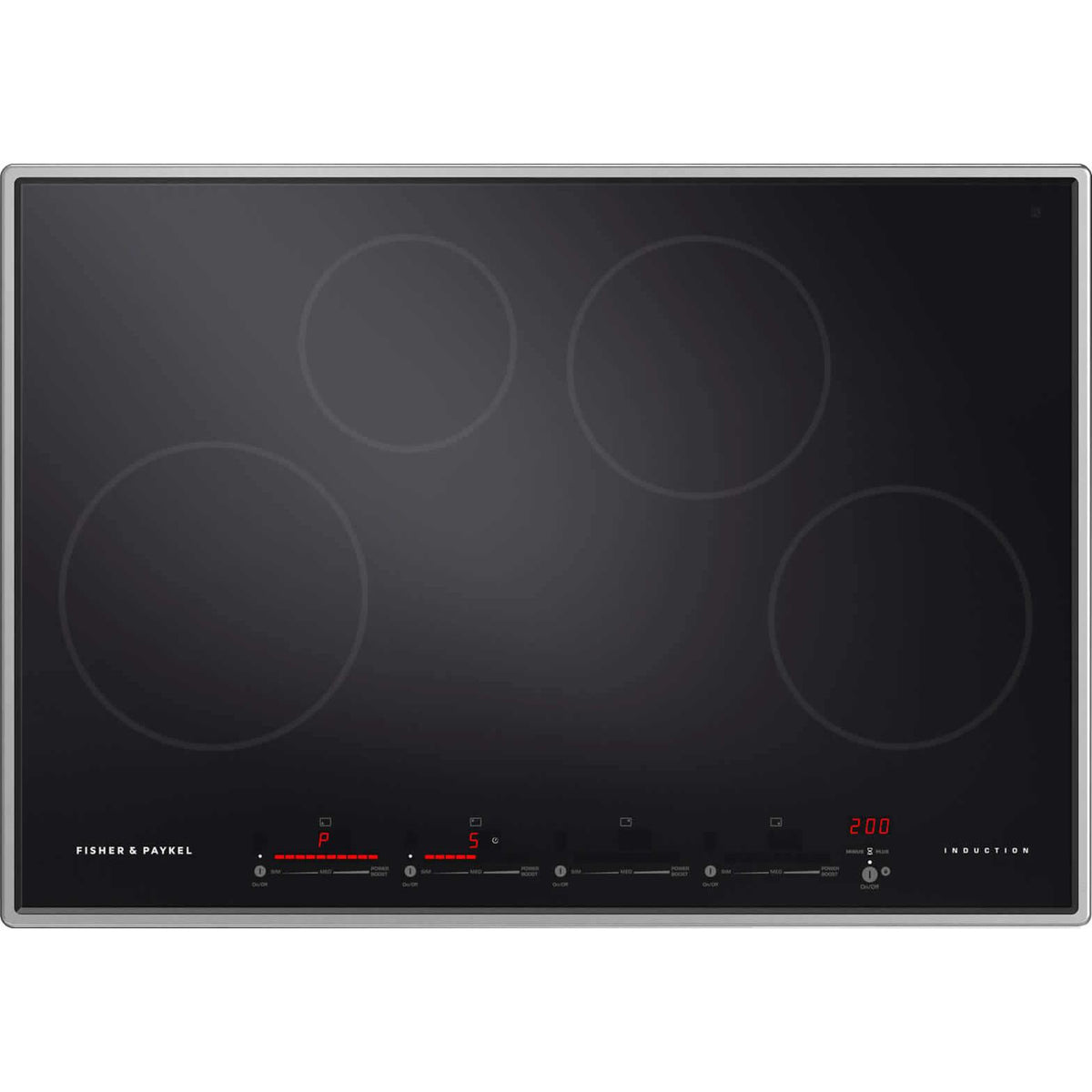  Fisher & Paykel 30-inch Built-in Induction cooktop with Touch&Slide controls CI304PTX1 N IMAGE 1