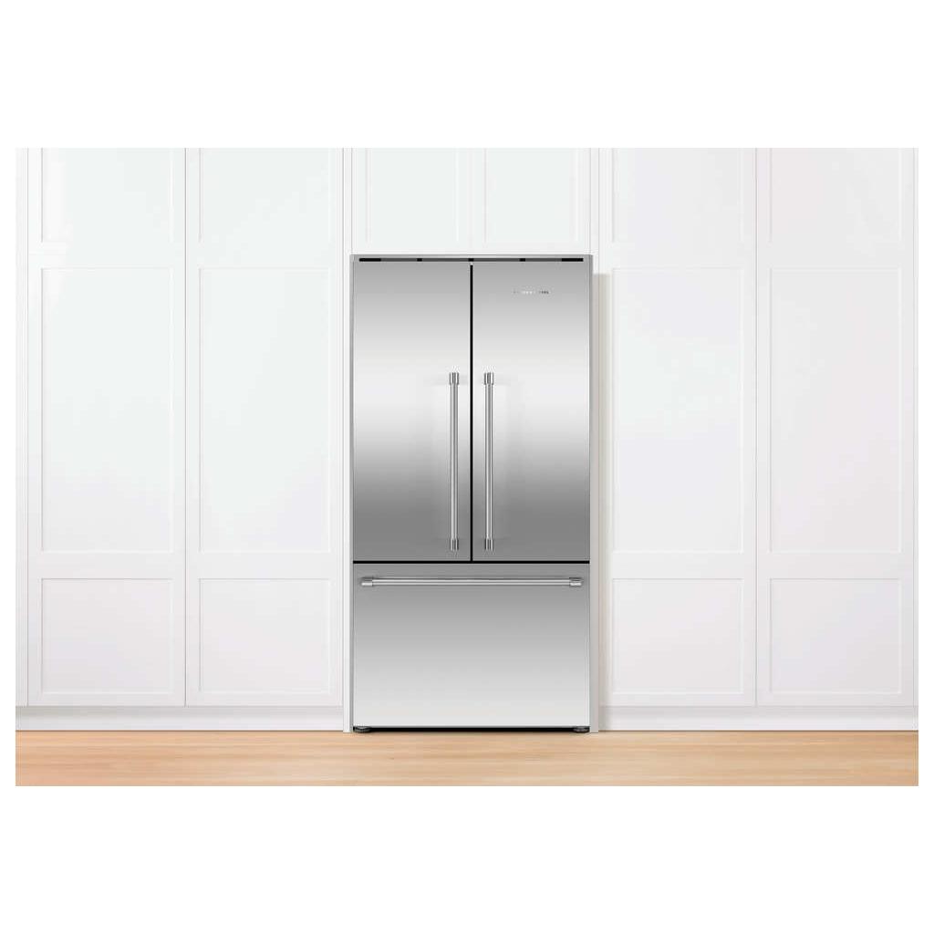  Fisher & Paykel 36-inch, 20.1 cu.ft. Freestanding French 3-Door Refrigerator with ActiveSmart™ Technology RF201ACJSX1 N IMAGE 4