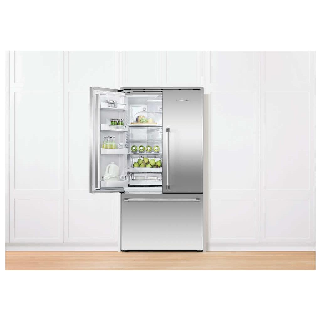  Fisher & Paykel 36-inch, 20.1 cu.ft. Freestanding French 3-Door Refrigerator with ActiveSmart™ Technology RF201ACJSX1 N IMAGE 6