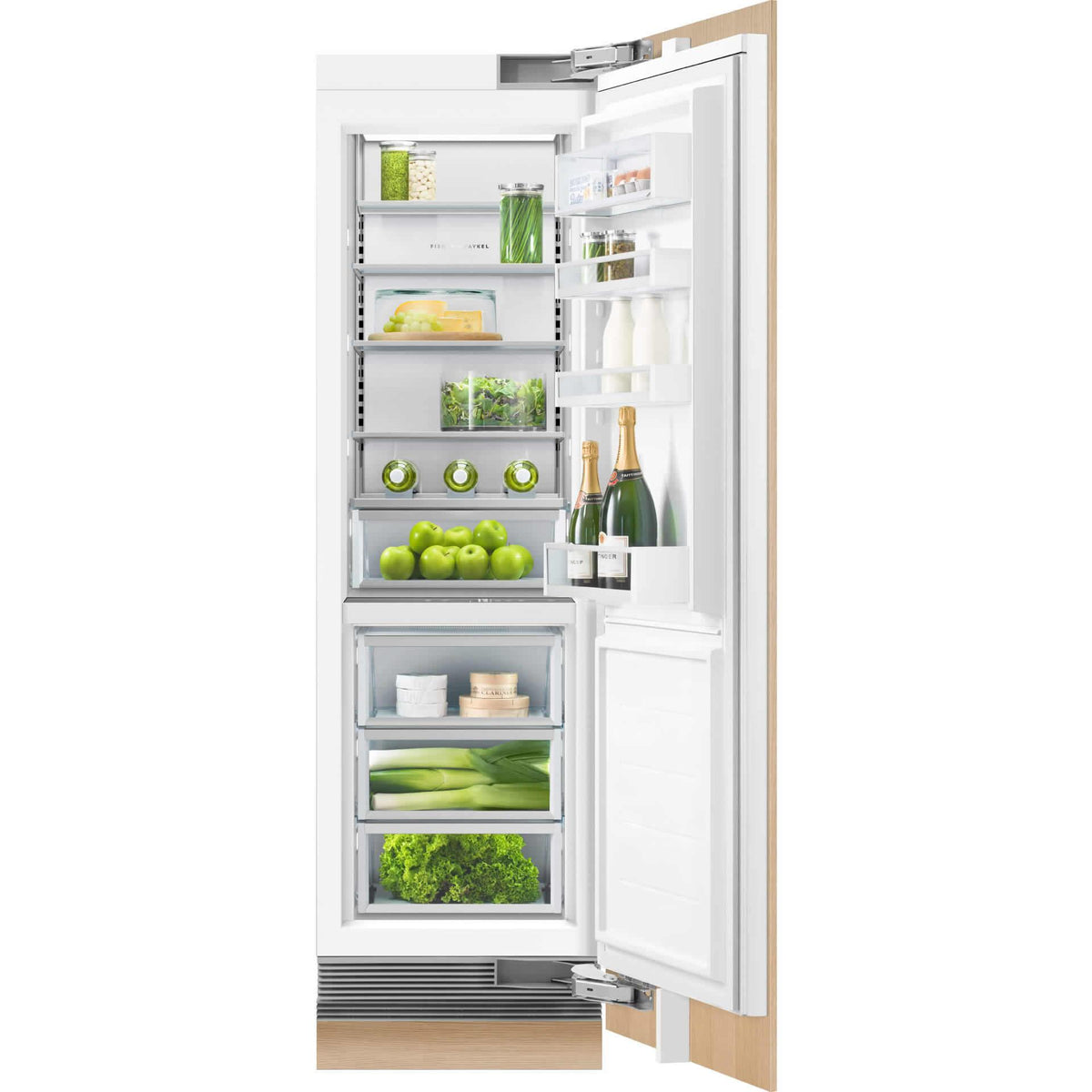  Fisher & Paykel 24-inch, 12.4 cu.ft. Built-in All Refrigerator with ActiveSmart™ RS2484SRK1 IMAGE 2