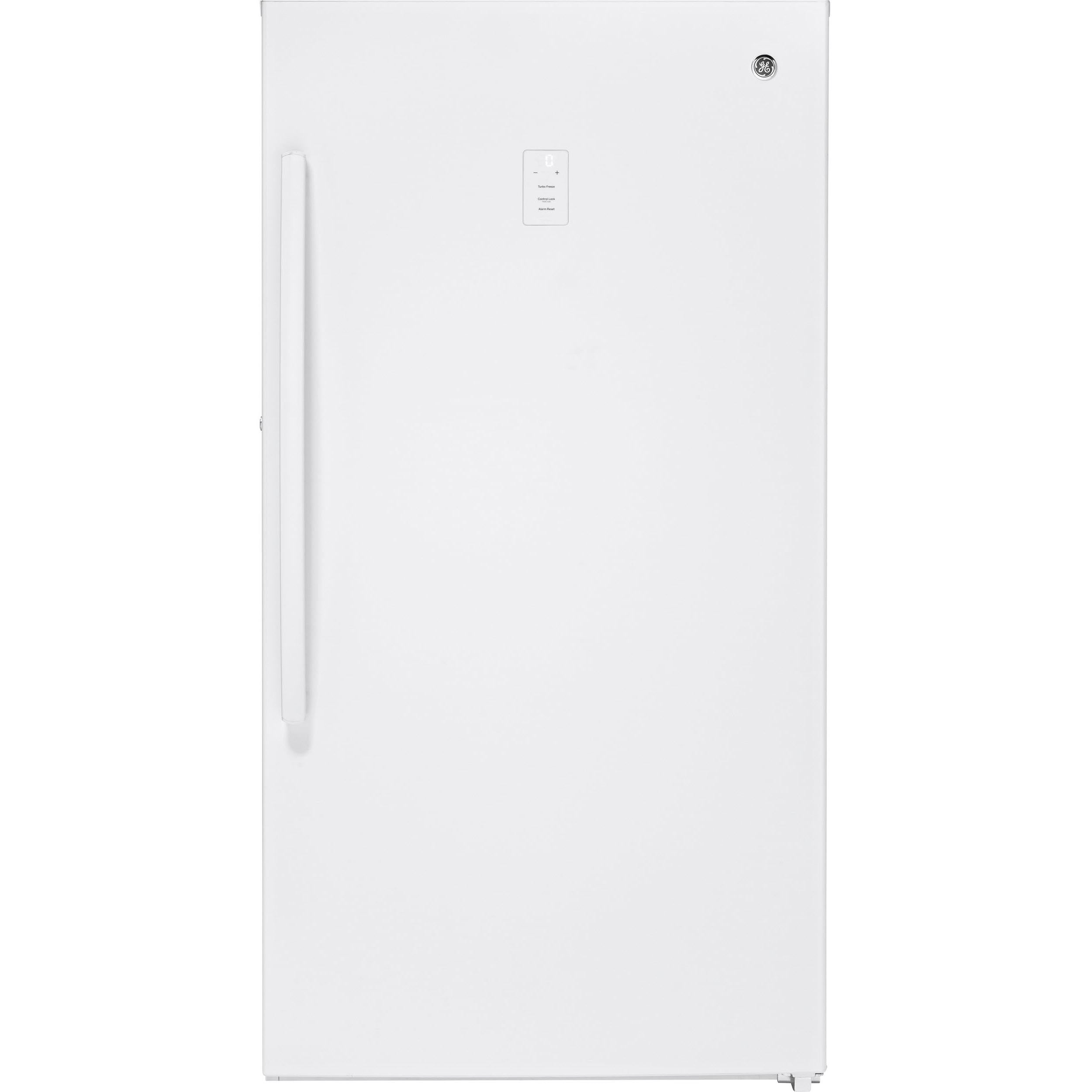  GE 17.3 cu.ft. Upright Freezer with Turbo Freeze FUF17SMRWW IMAGE 1