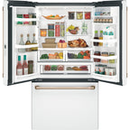  Café 36-inch, 23.1 cu.ft. Counter-Depth French 3-Door Refrigerator with WiFi Connect CWE23SP4MW2 IMAGE 4